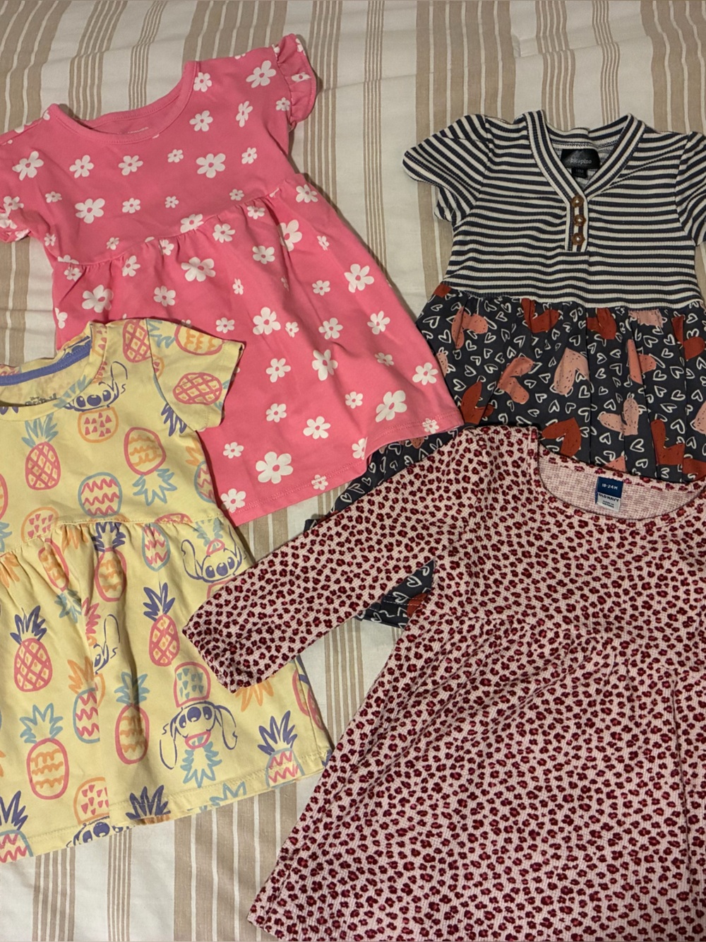 Set of 4 dresses 18 months